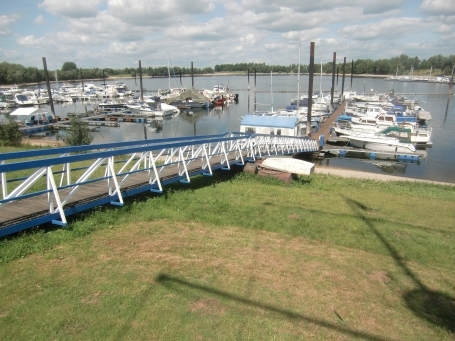 Rees : Reeserward, Yachthafen Rees am Mahnensee
